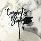 Congrats Grad Black Topper