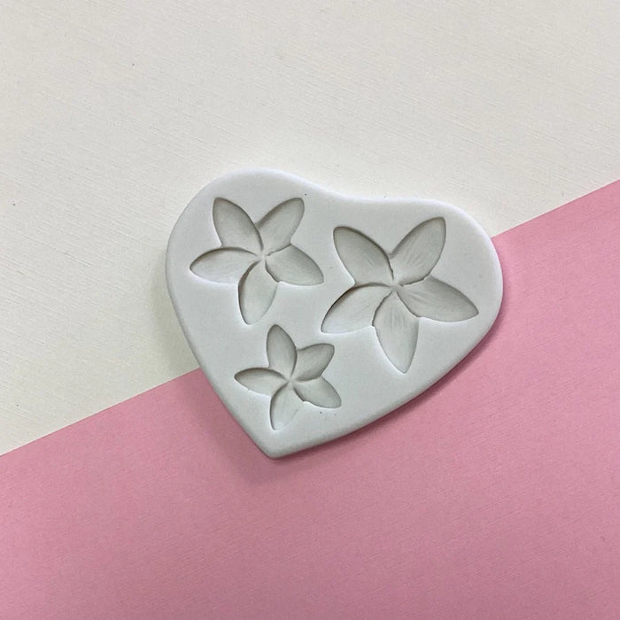 3 Plumerias Mold