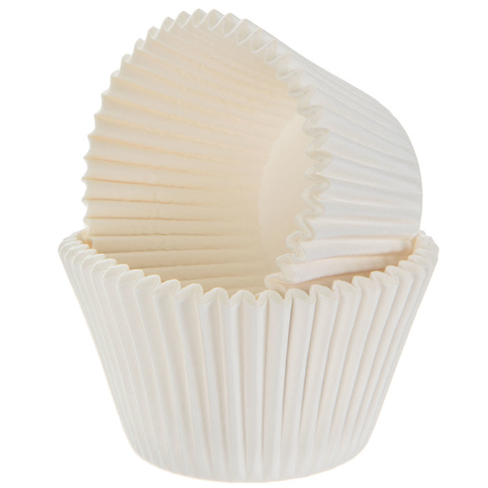 Jumbo White Cupcake Liners