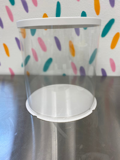 Clear Tall Round Cake Box 14 Inch