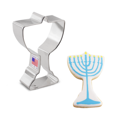 3.75" Menorah Cookie Cutter