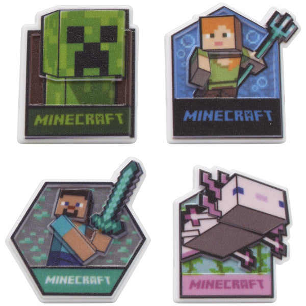 Minecraft Cupcake Rings