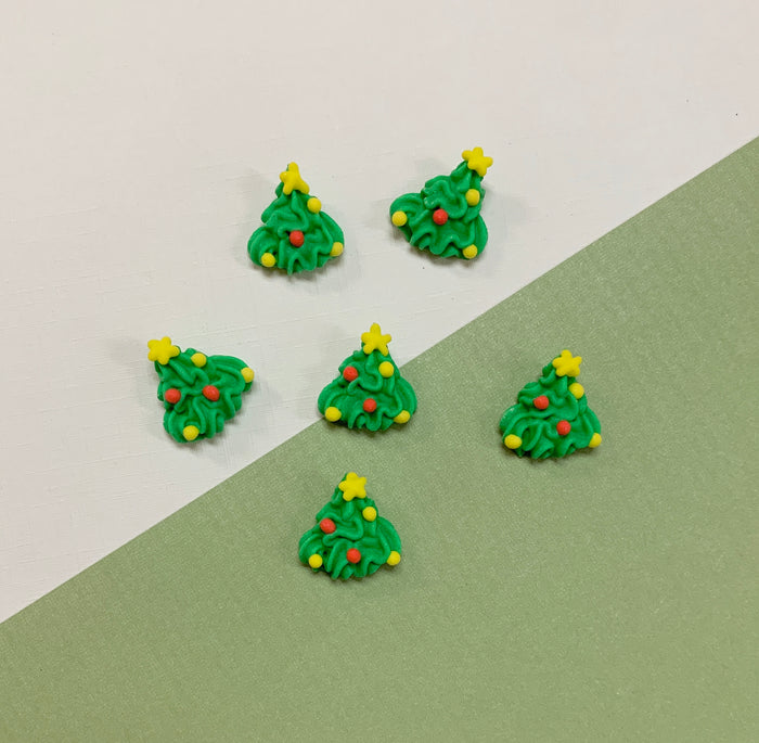 Mini Christmas Tree Icing