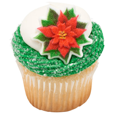 Poinsettia Edible Decor