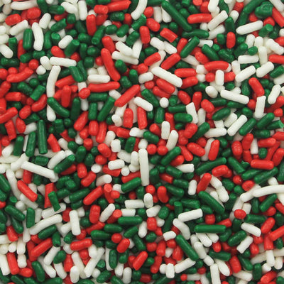 Red, Green & White Sprinkle Mix