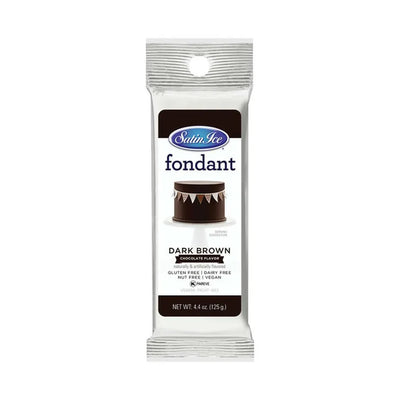 Satin Ice 4.4oz Chocolate Brown Fondant