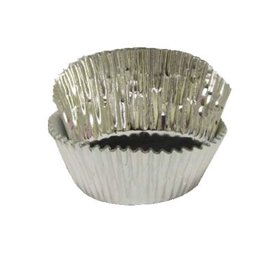 Silver Foil Cupcake Liners