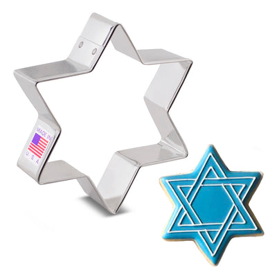 3.75" Star of David Cookie Cutter