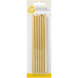 Tall Gold Candles