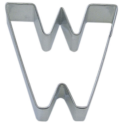 3" Letter W Cookie Cutter