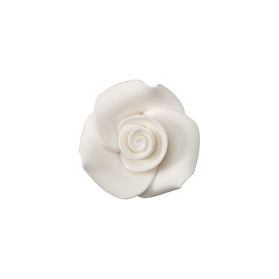 1" White Sugar Rose