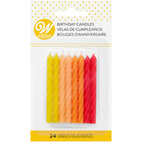 Yellow Orange Red Candles