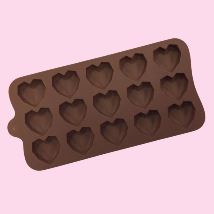 Mini geo heart mold – Crafty Cake Shop