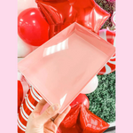 Pink Clear lid Window box 10”x7”x2”