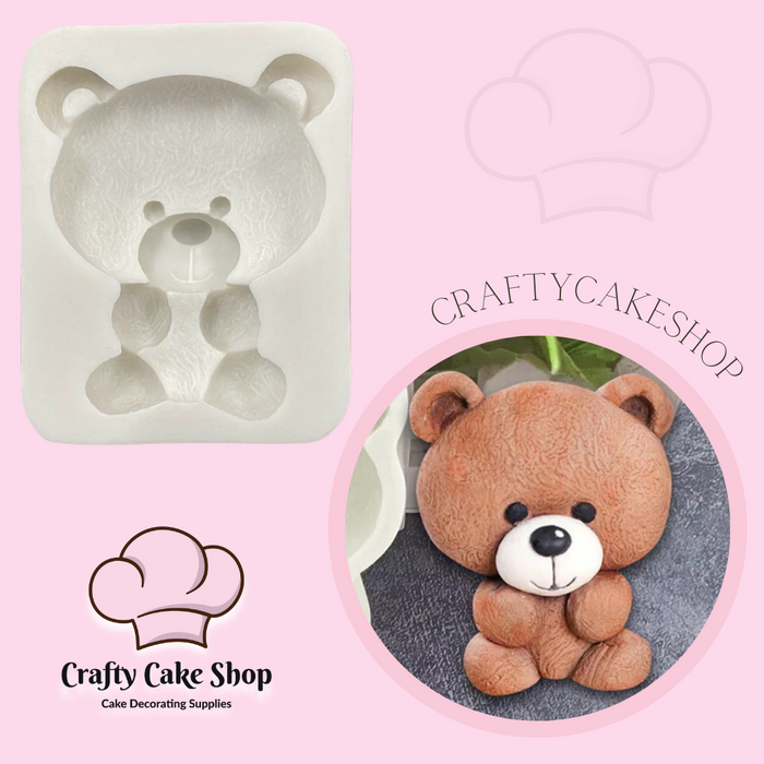 Teddy Bear Silicone Mold – Crafty Cake Shop