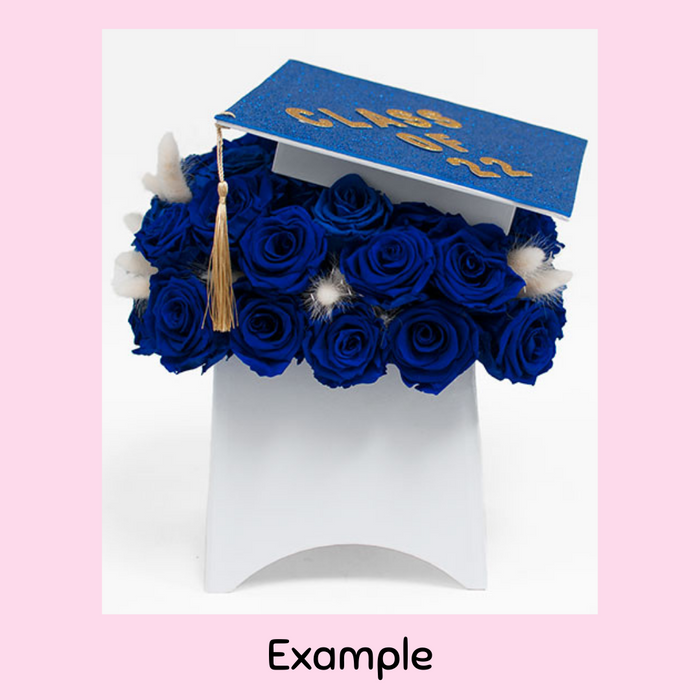 Graduation Flower Box -- PICK UP ONLY!! – Crafty Cake Shop