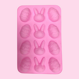 Easter Egg & bunny silicone mold