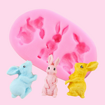 Mini 3D Bunny Rabbit Silicone Mold