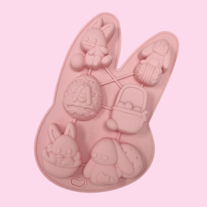 Easter Egg hunt Silicone Mold 6 Cavity