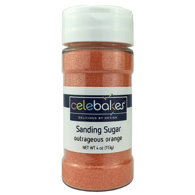 Outrageous orange sanding sugar