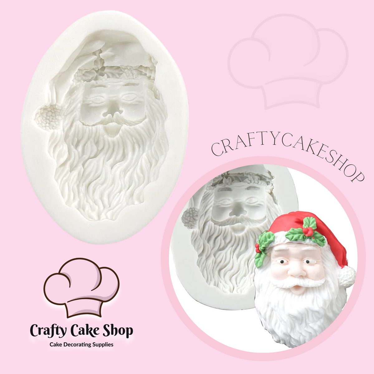 Christmas Santa Claus Silicone Cake Mold