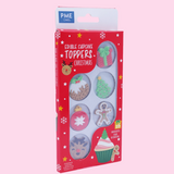 PME Christmas edible cupcake topper set