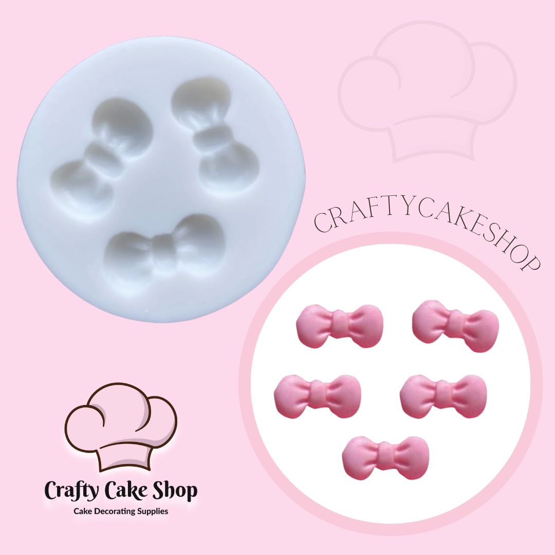 Small Bow Silicone Mold – Crafty Cake Shop
