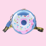 Large Donut purse- Blue