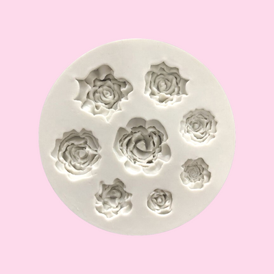 Rose Silicone Mold assort sizes