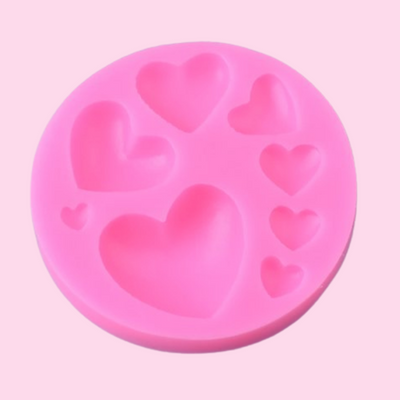 Multi Size Heart Silicone Mold