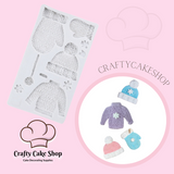 Knitted Sweater/Mittens Christmas Mold