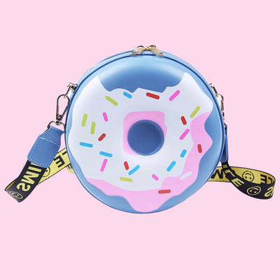 Small Donut purse- Blue
