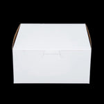 6" x 6" x 3" White Cake / Bakery Box