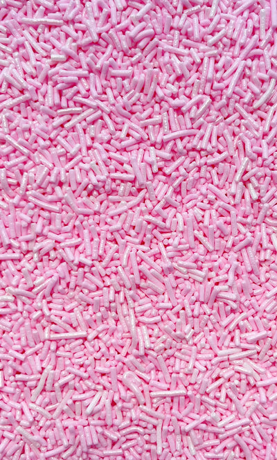 Pink Shimmer Crunchy Sprinkles Sweetapolita 3.2oz