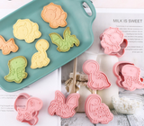 Dinosaur Cookie Cutter and impression