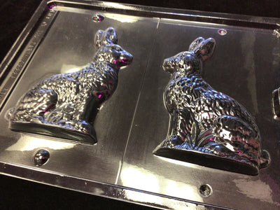 Medium Sitting Bunny Chocolate Mold