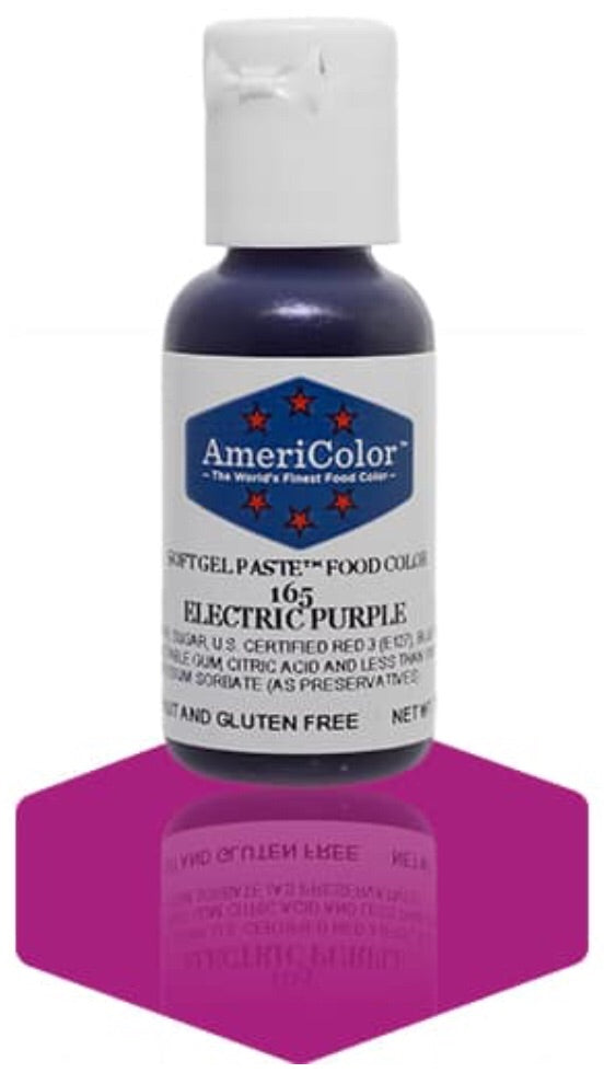 165-Electric Purple Americolor Softgel Food Color