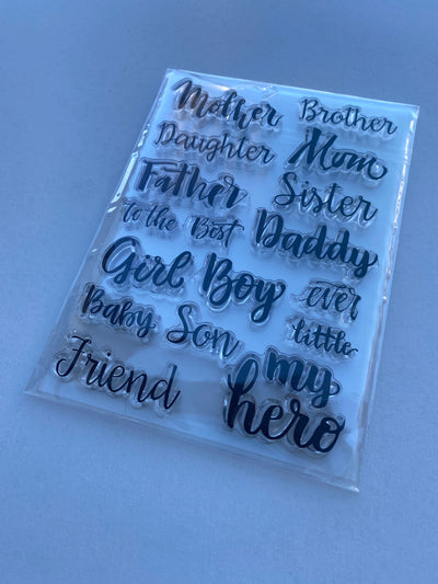 Family Sentiment Stamp Set