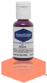 117-Peach AmeriColor Softgel Paste Food Color