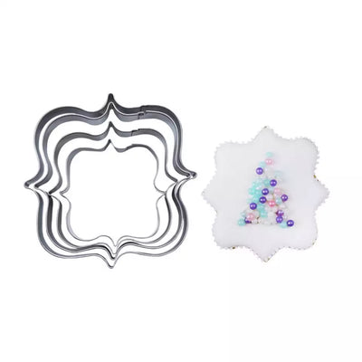 4pc Plaque Cookie Cutter Sets