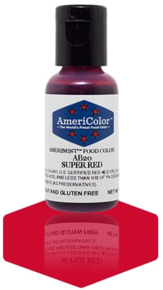 AB20-Super Red Americolor Amerimist Food Color