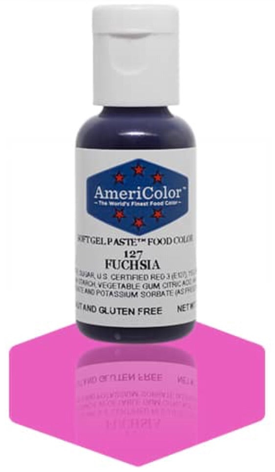 127-Fuchsia Americolor Softgel Food Color