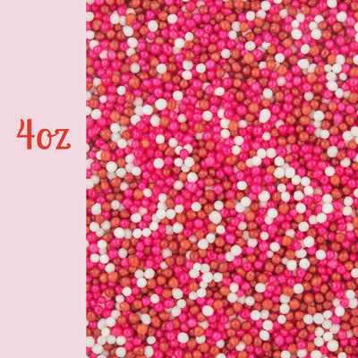 Red, Pink and White Nonpareils