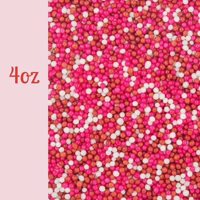 Red, Pink and White Nonpareils