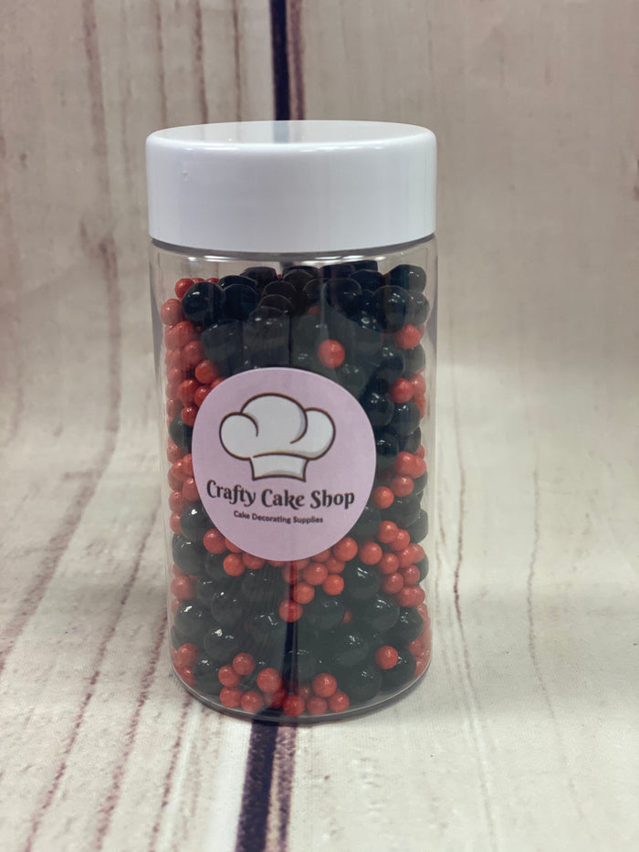 Black and Red Sprinkle Mix