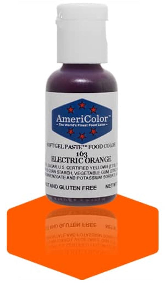 163-Electric Orange Americolor Softgel Food Color