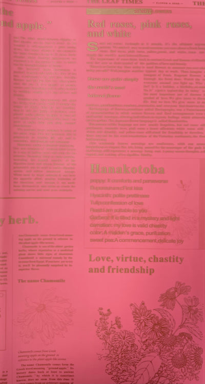 Newspaper Print Floral Tissue Paper
