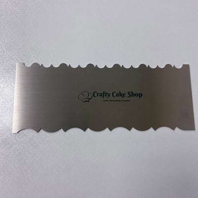 Crafty Cake Shop 10” Double sided fancy/whimsical scraper