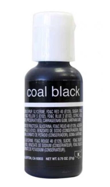 Coal Black Chefmaster Liqua-gel Food Color
