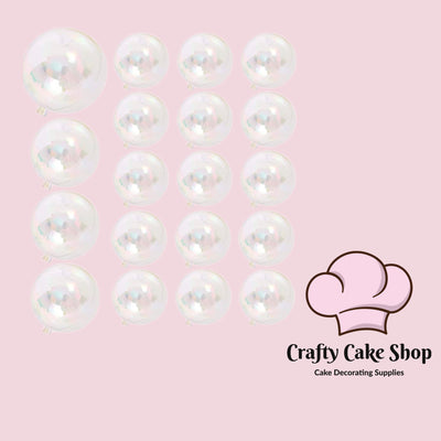 Clear Ball Cake Toppers